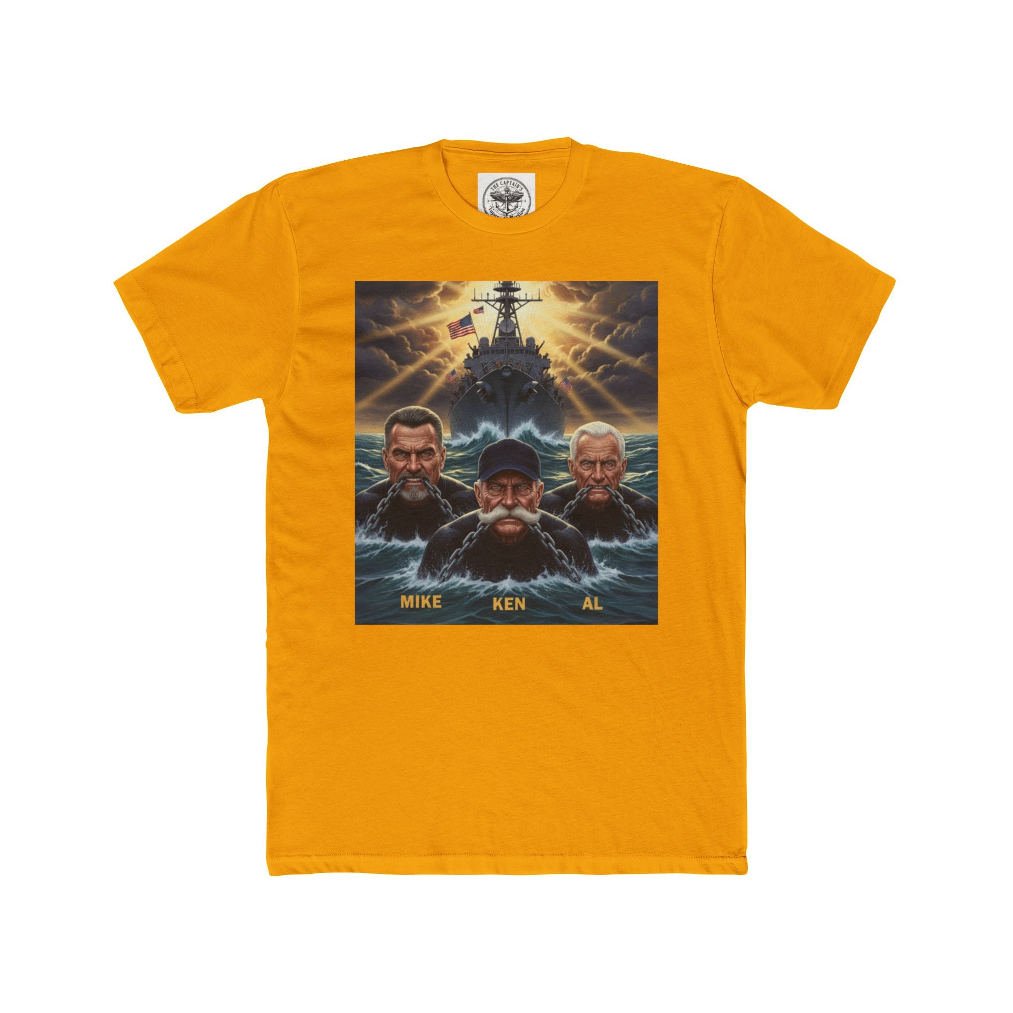 Shark Attack Movie Poster T-Shirt — Retro Action Film Tee (Mike Ken Al)