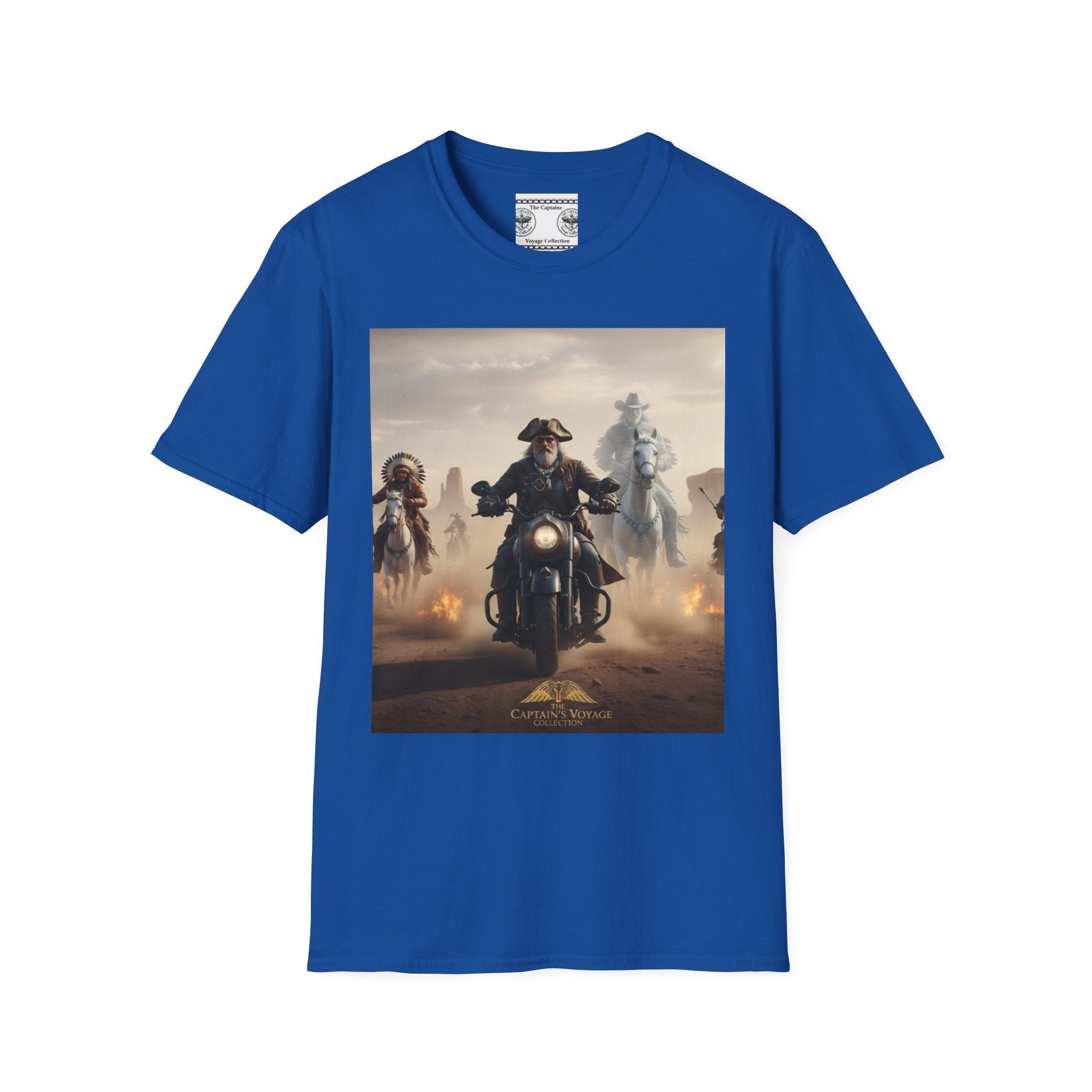 Captain's Voyage Motorcycle Pirate T-Shirt