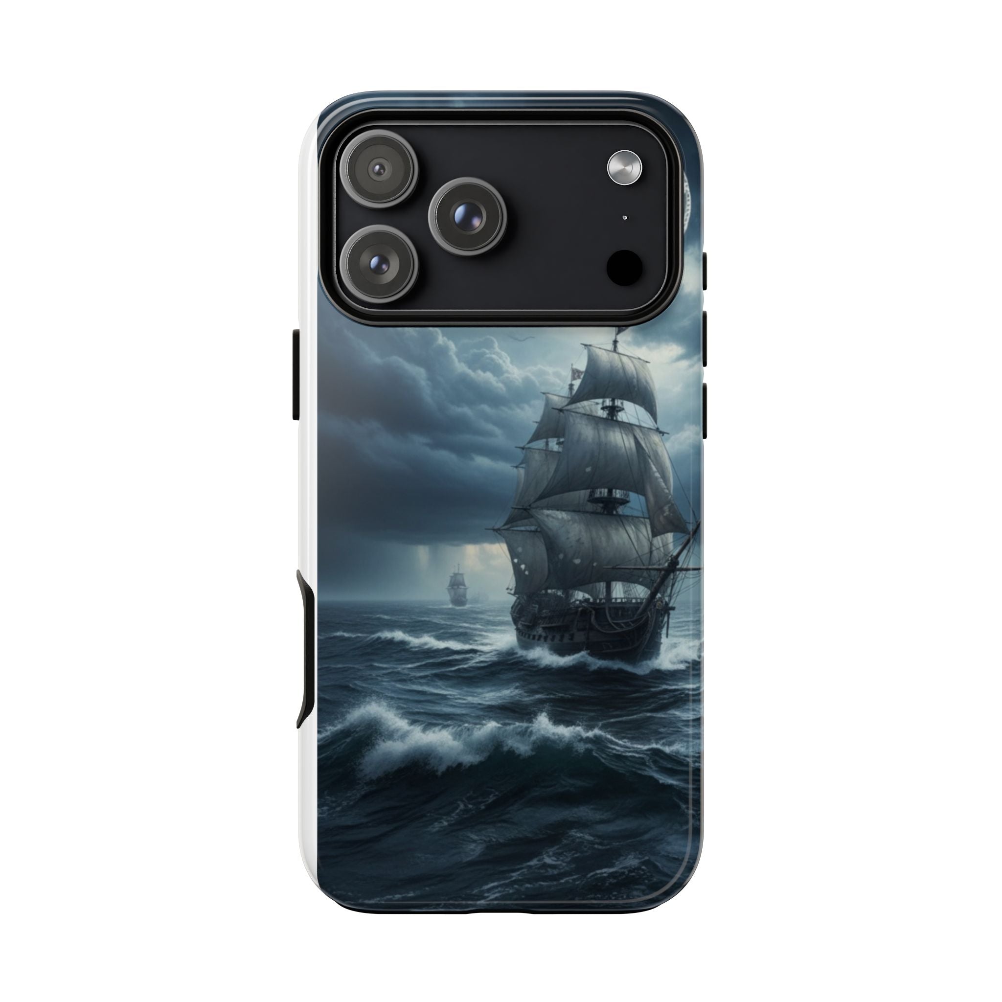 Stormy Seas Ship Phone Case – Nautical Pirate Sailing iPhone Cover