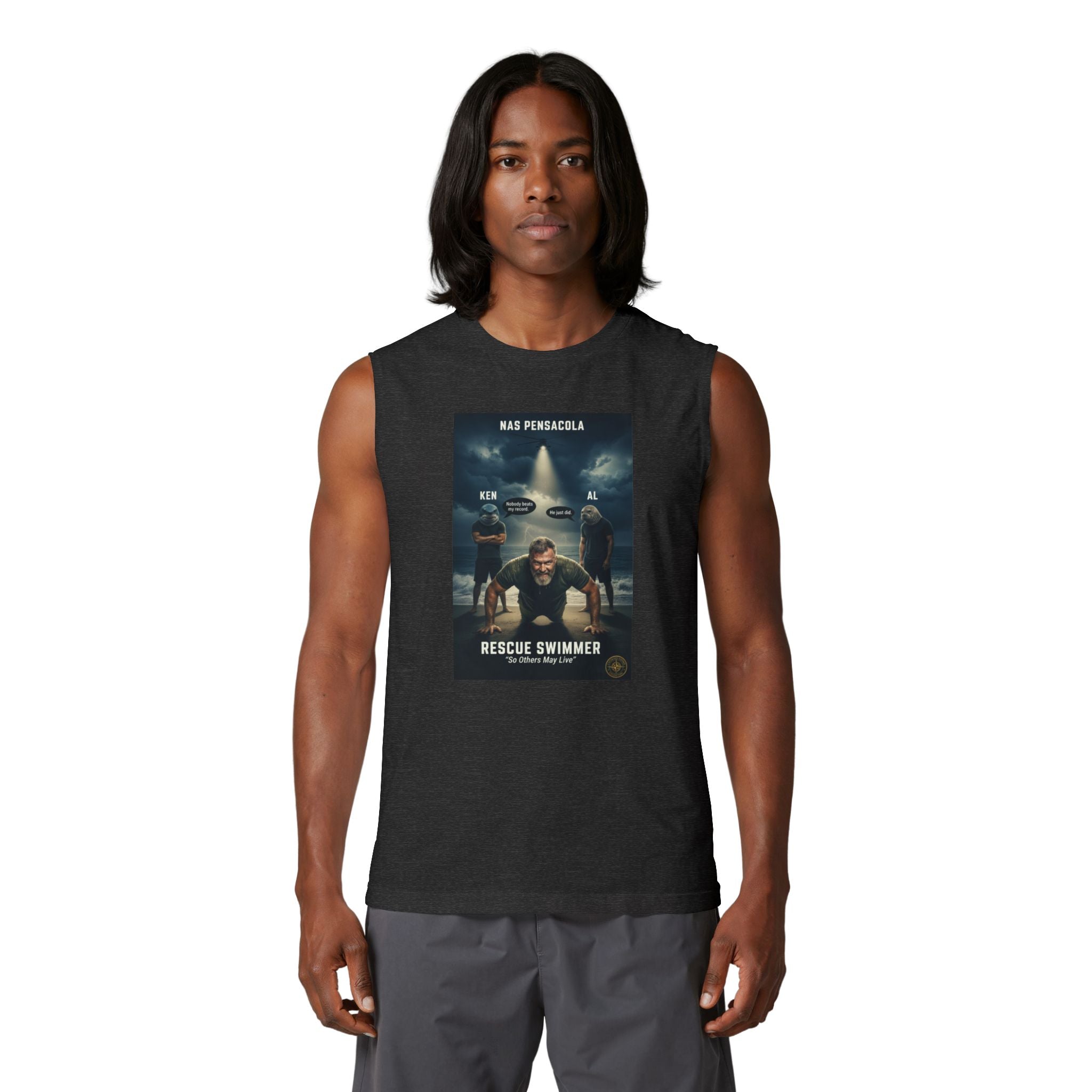 Rescue Swimmer Muscle Tank — Military Search & Rescue Tribute