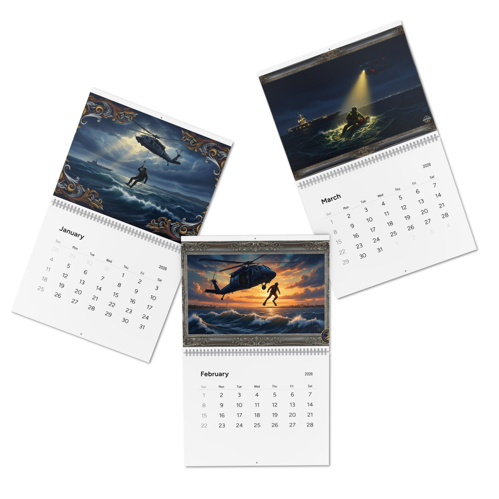Rescue Heroes 2026 Wall Calendar