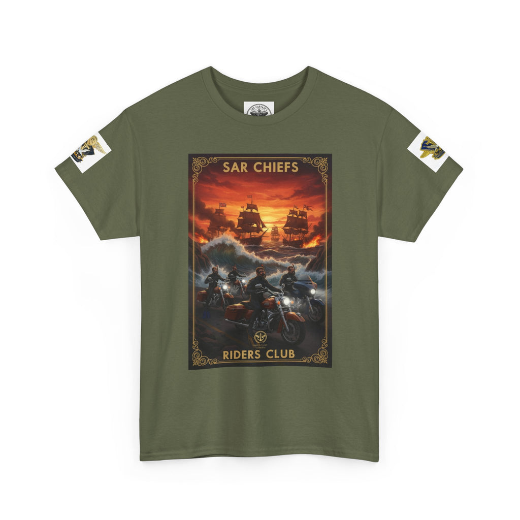 Military Rescue Riders Club T‑Shirt — SAR Chiefs Helicopter Tee