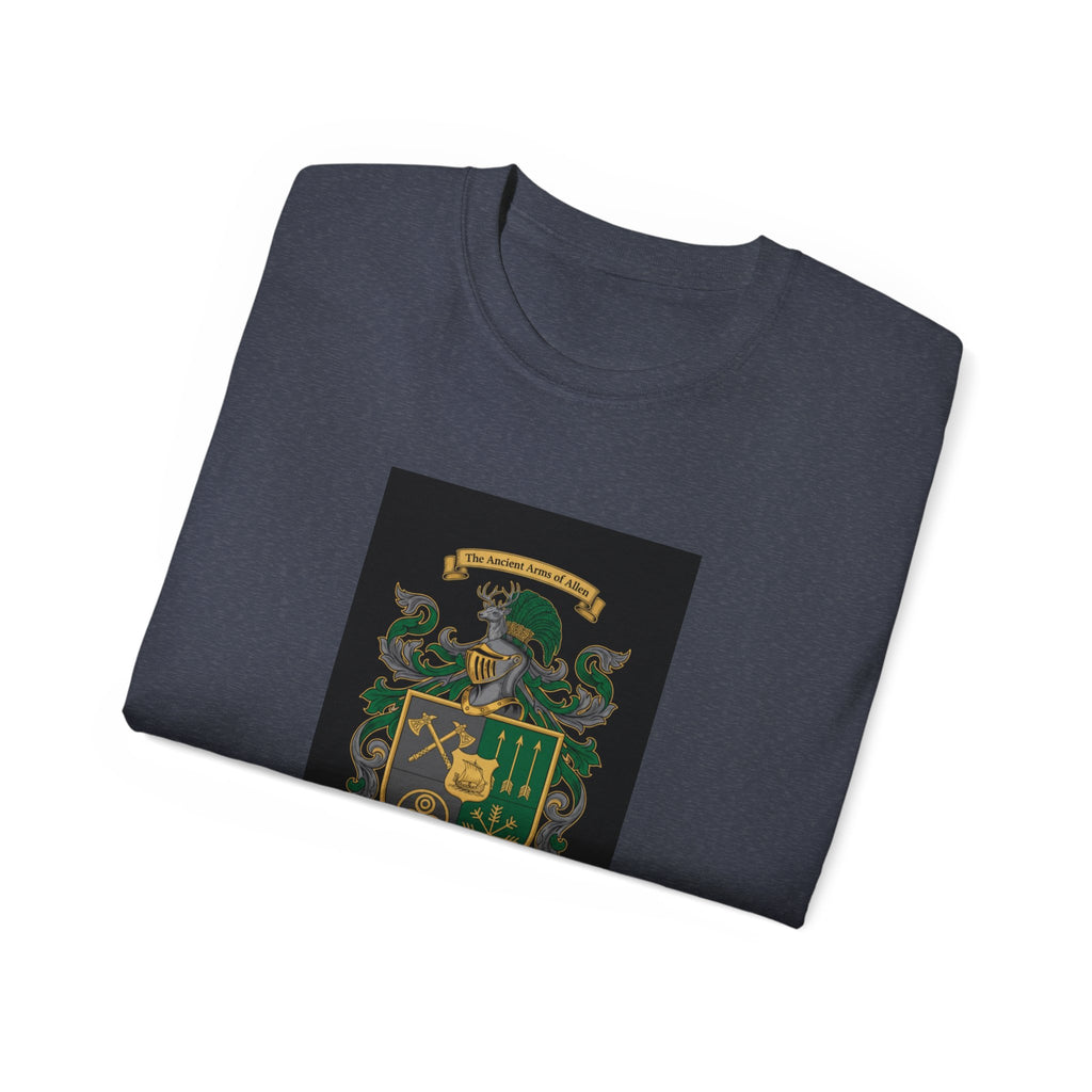 Irish Crest & 'One Lucky Viking' T-Shirt — Celtic Coat of Arms Tee