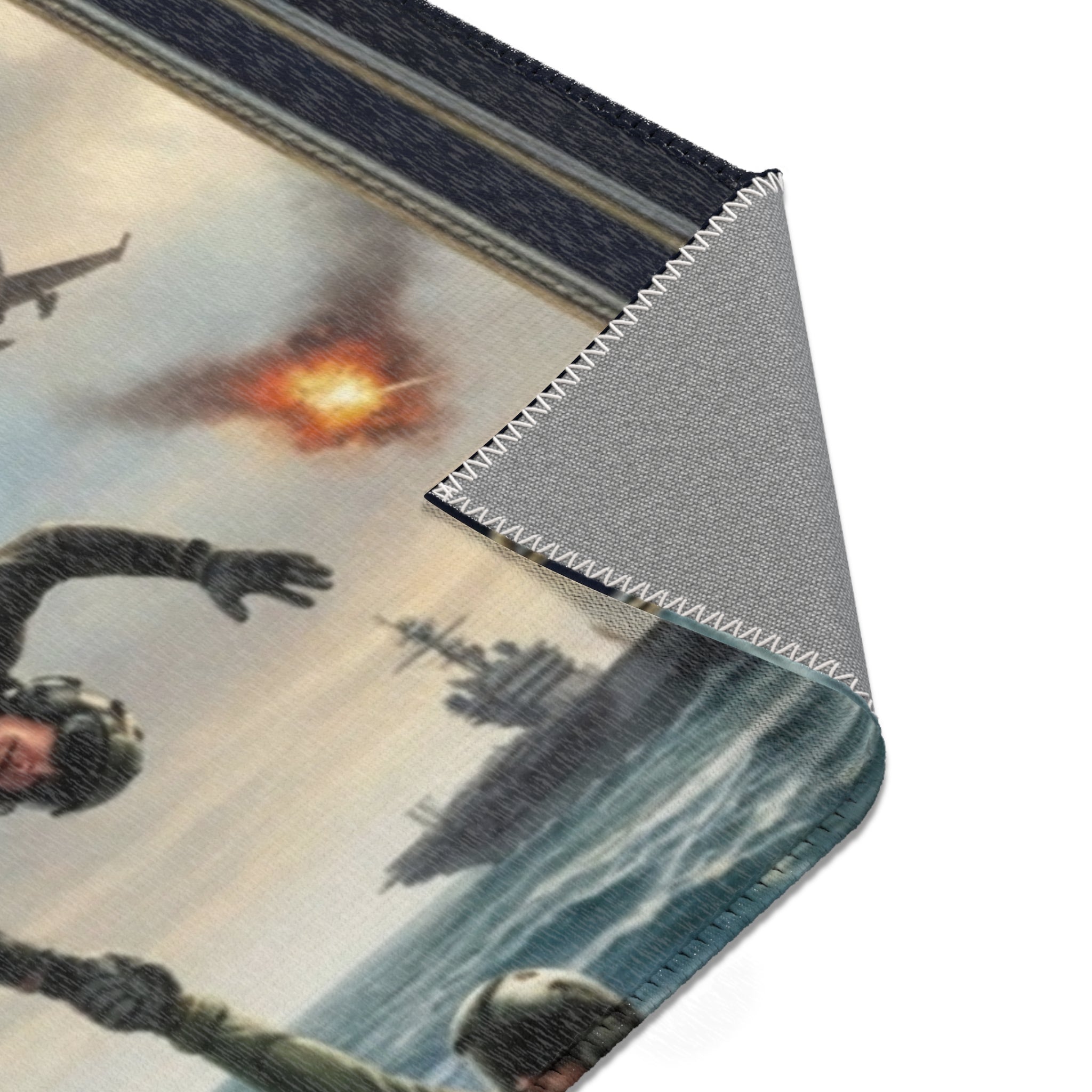 Rescue Swimmer Area Rug — NAS Pensacola Military Tribute Floor Mat