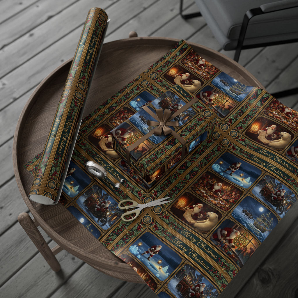 Wrapping Paper — Vintage Nutcracker Holiday Gift Wrap