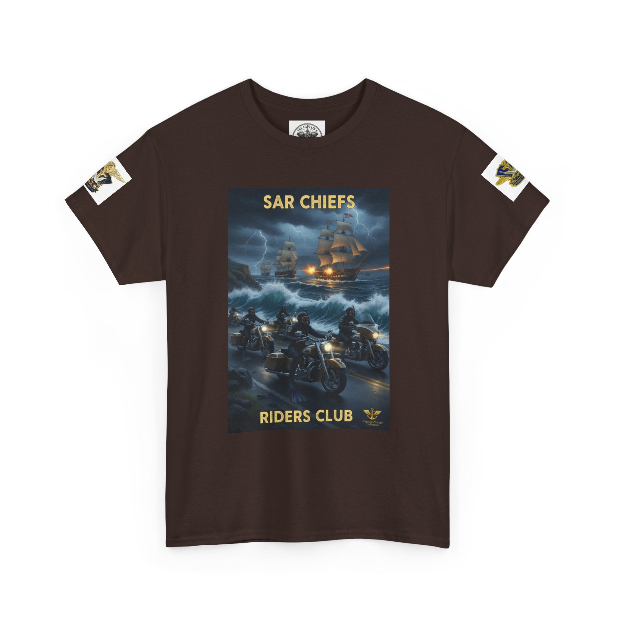 SAR Chiefs Riders Club Tee — NAS Pensacola Helicopter Rescue Graphic Shirt