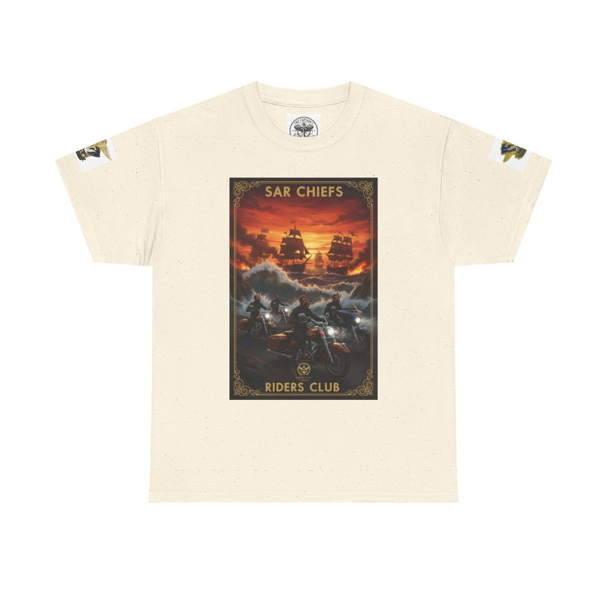 Military Rescue Riders Club T‑Shirt — SAR Chiefs Helicopter Tee