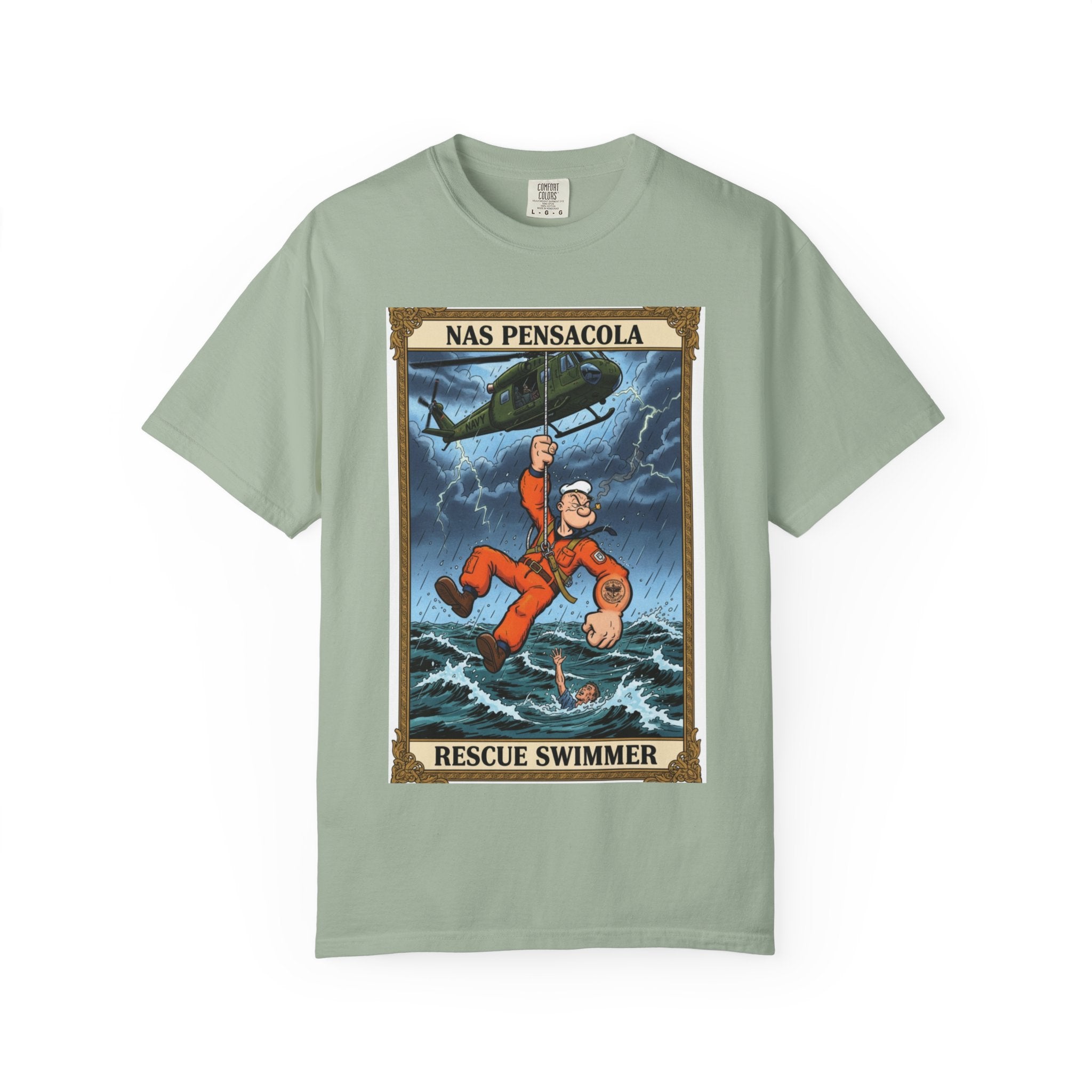 Rescue Swimmer T-Shirt – NAS Pensacola Vintage Lifesaver Tee
