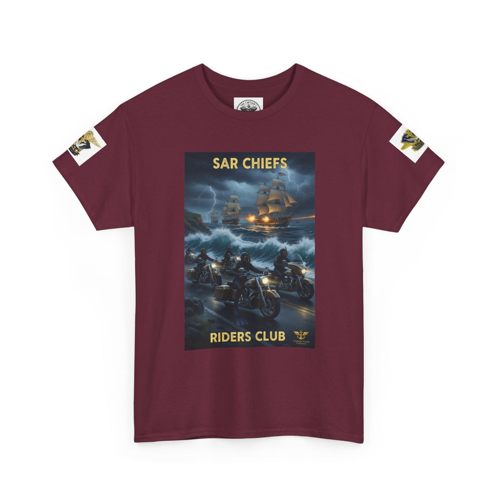 SAR Chiefs Riders Club Tee — NAS Pensacola Helicopter Rescue Graphic Shirt