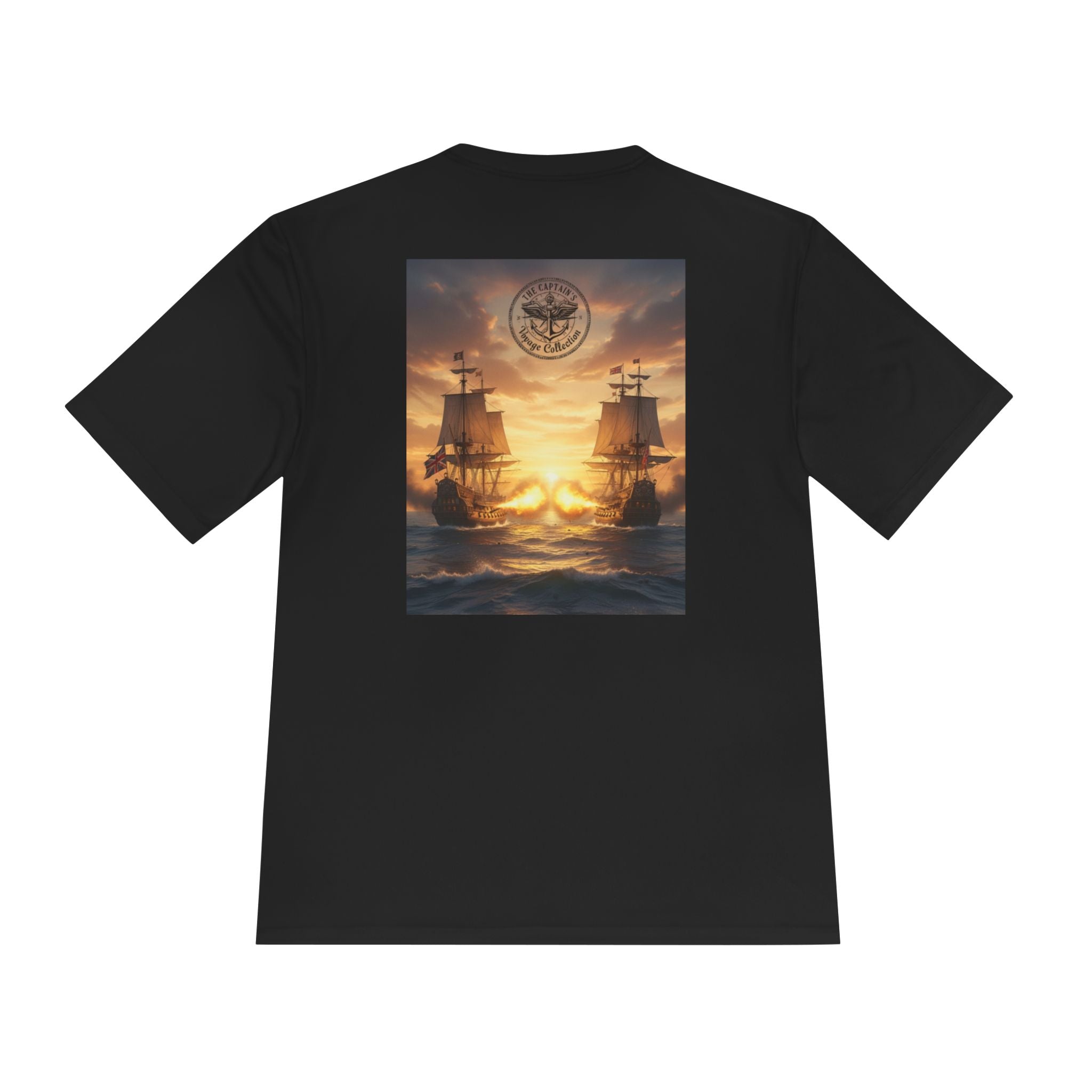 Captain's Voyage Graphic Tee – Nautical Pirate Ship T-Shirt
