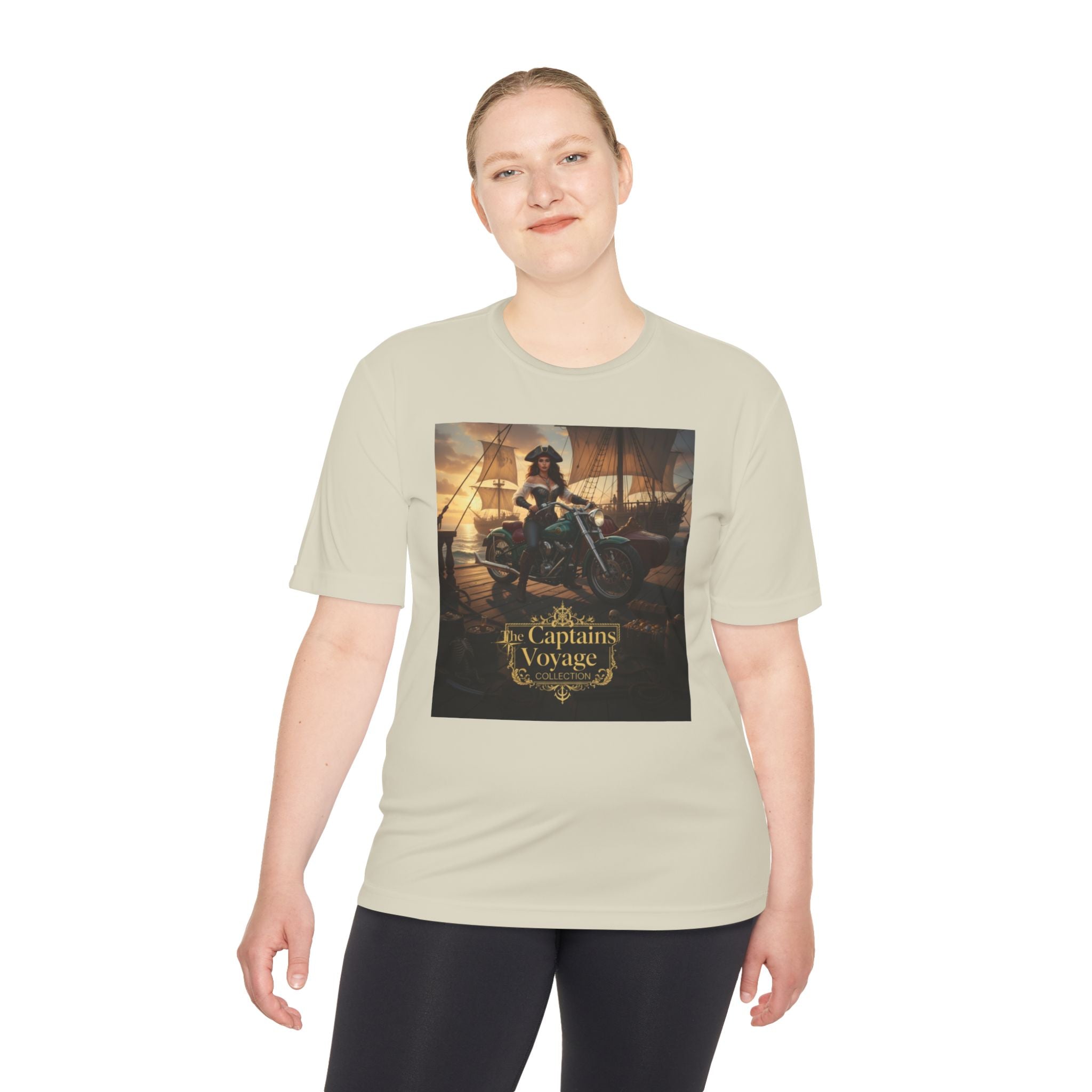 Captain's Voyage Graphic Tee – Nautical Pirate Ship T-Shirt