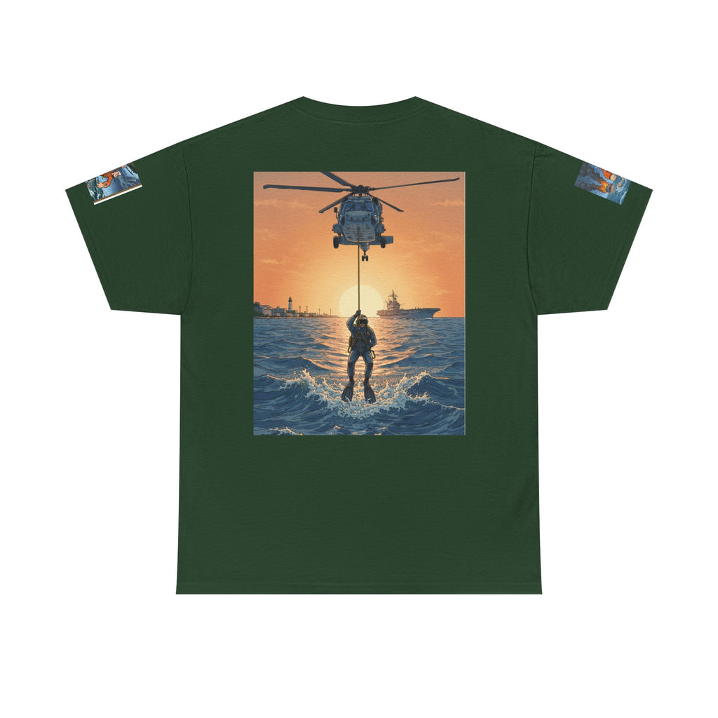 Rescue Swimmer Tee — NAS Pensacola Search & Rescue Helmet Tag T-Shirt