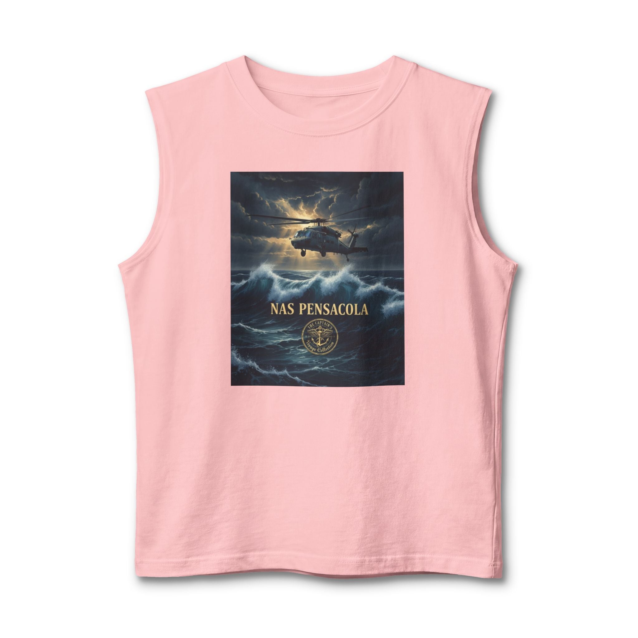 Military NAS Pensacola Tank Top — Navy Aviation Helicopter Design