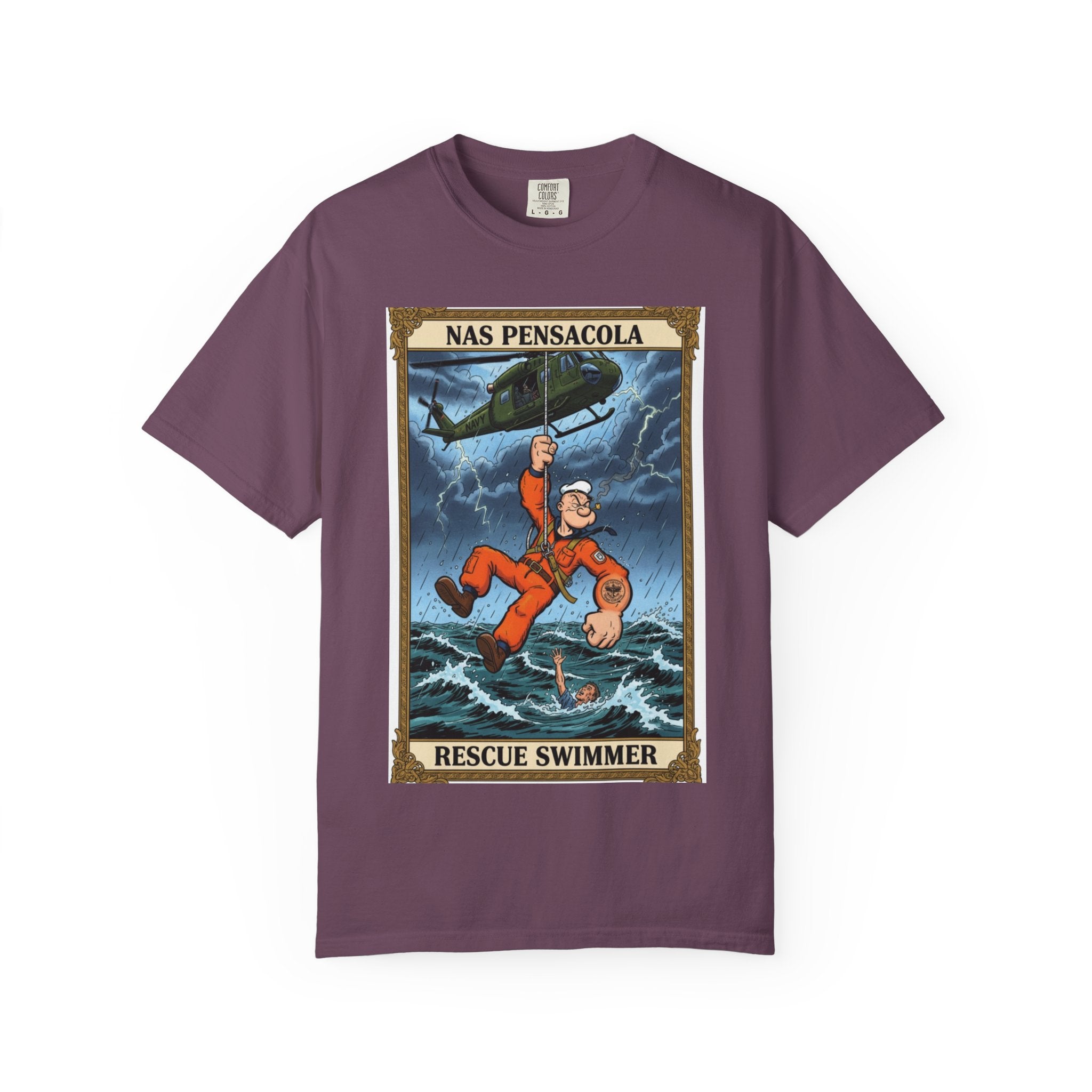 Rescue Swimmer T-Shirt – NAS Pensacola Vintage Lifesaver Tee