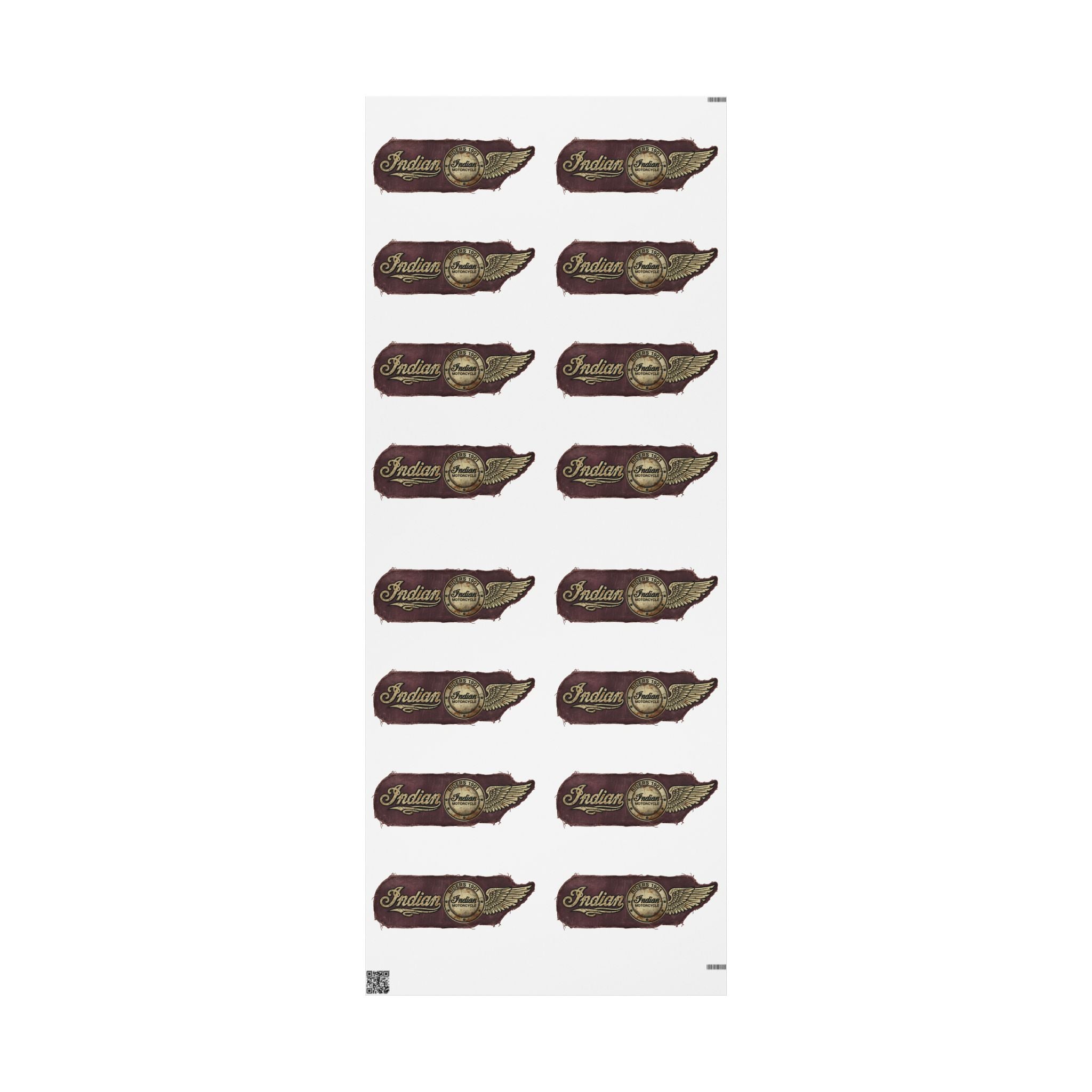 Gift Wrap Paper — Vintage Brushstroke 'Thanks' Design (Roll)