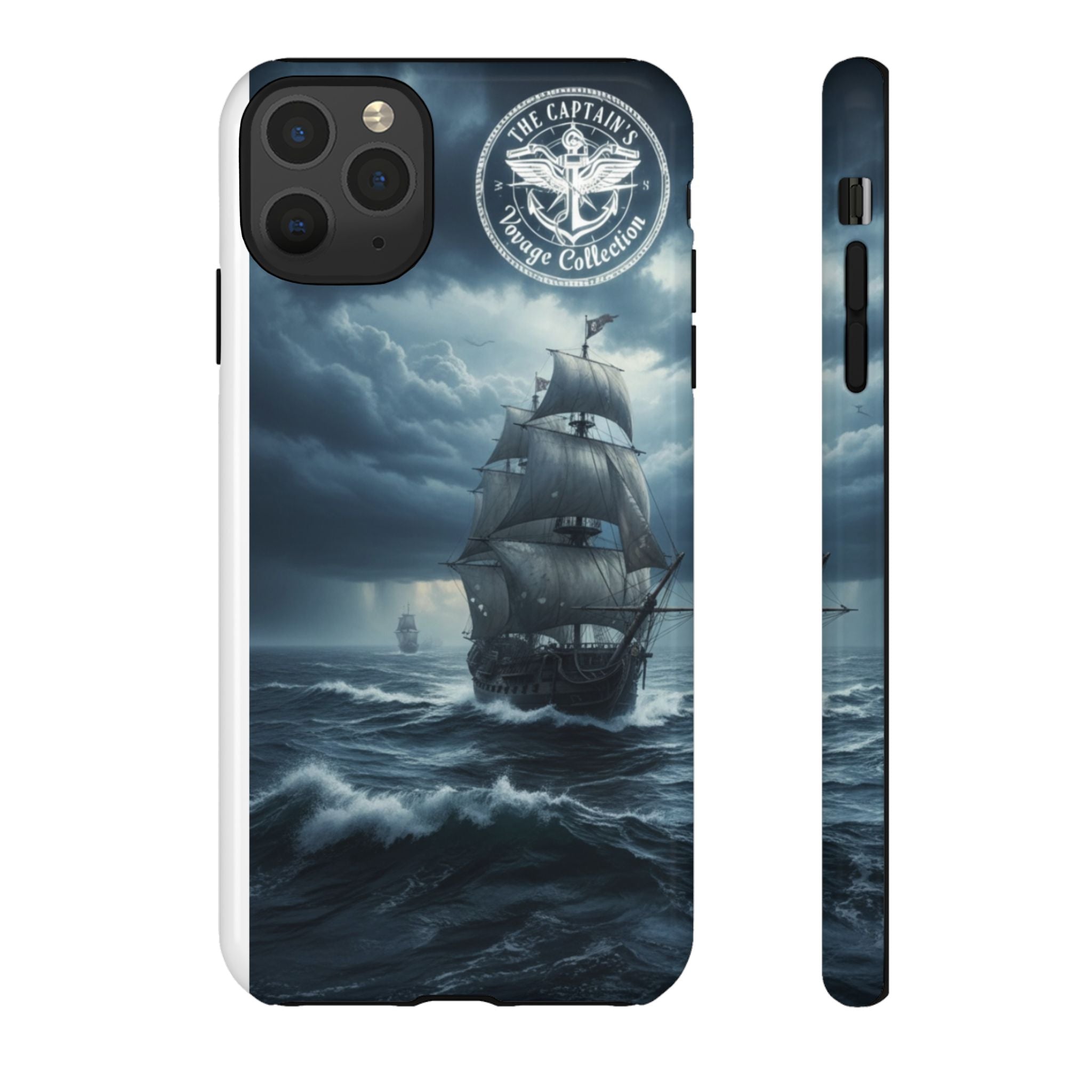 Stormy Seas Ship Phone Case – Nautical Pirate Sailing iPhone Cover