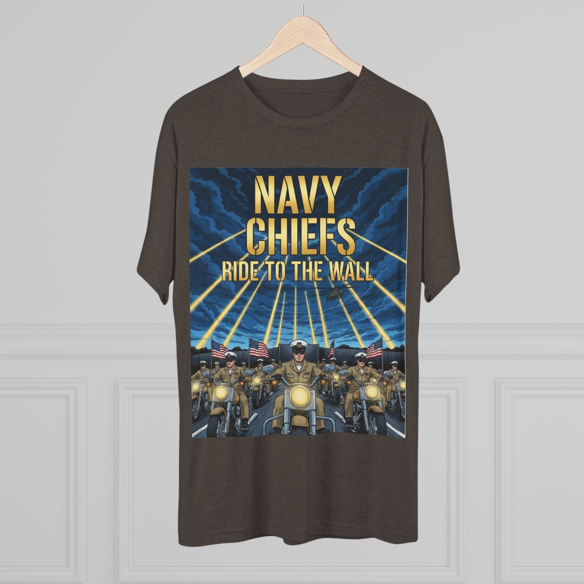 Navy Chiefs Ride to the Wall T-Shirt — "2nd Option... FAFO" Veteran Tribute Tee