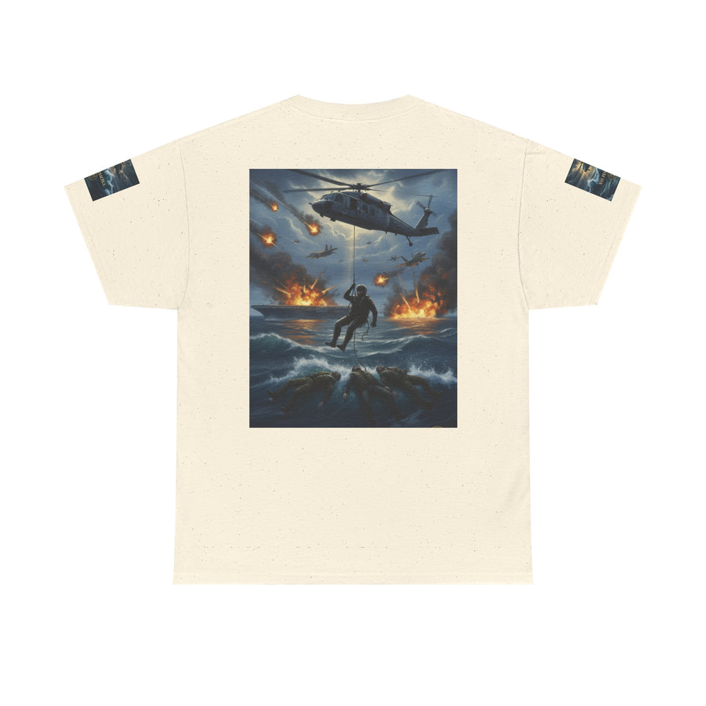 Rescue Mission Tee — Military Helicopter Search & Rescue Graphic T-Shirt