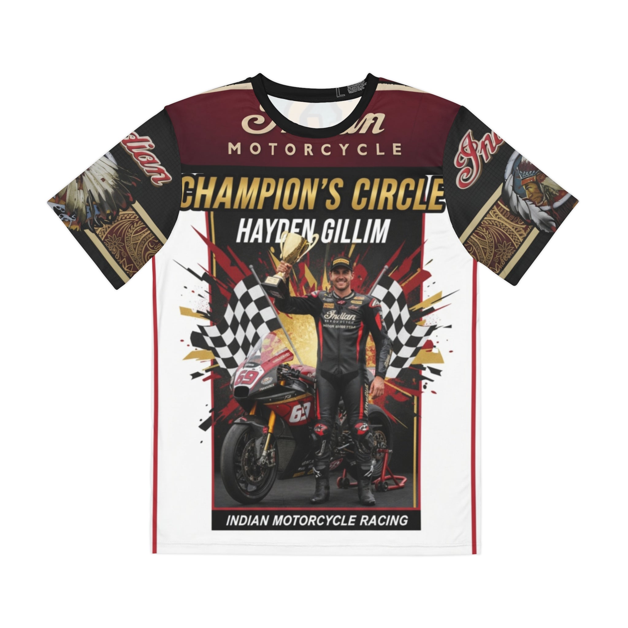 Champion's Circle Hayden Gillim #69 Motorcycle Racing Tee
