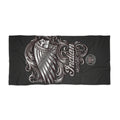 Indian Motorcycle Vintage Native Chief Beach Towel