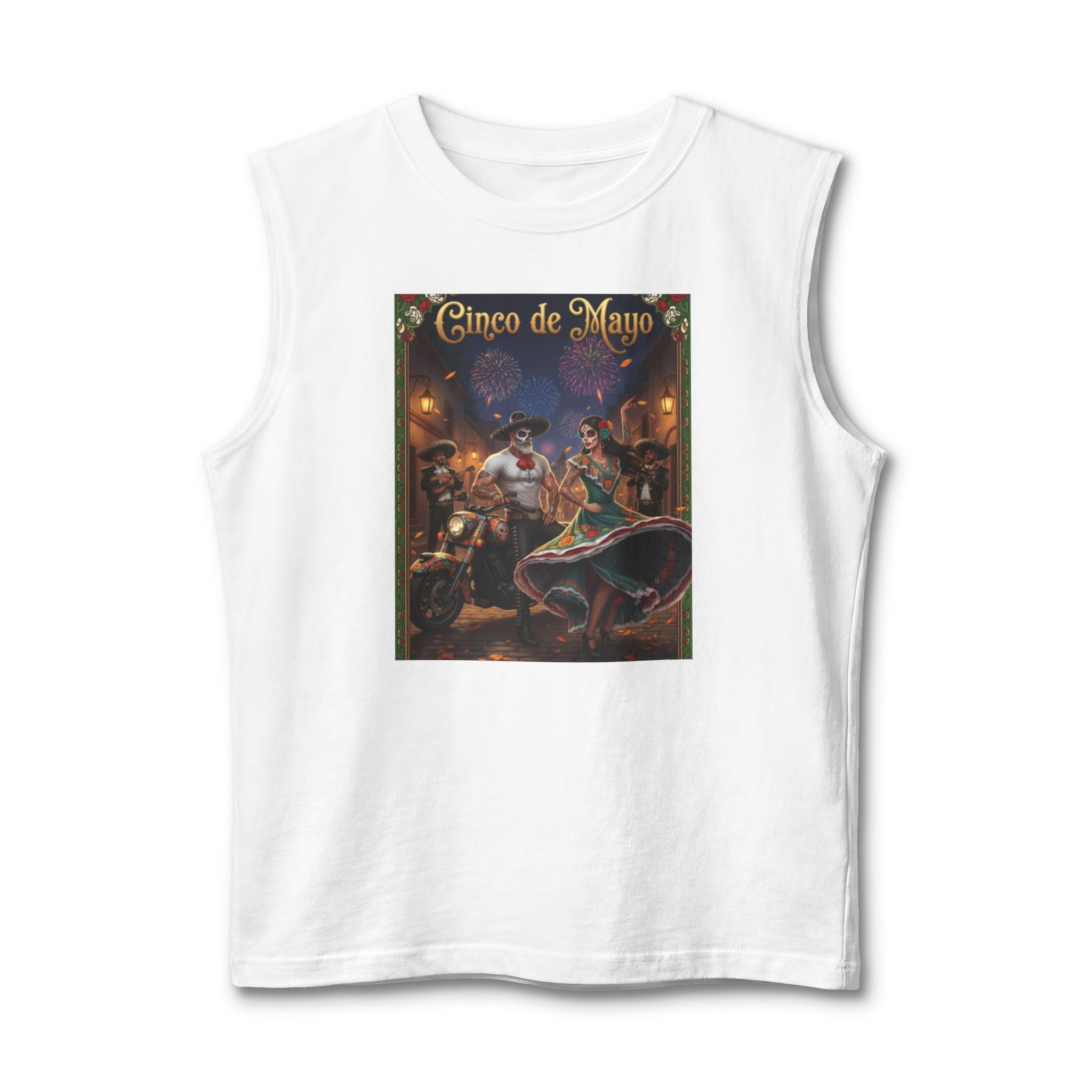 Cinco de Mayo Muscle Tank — Festive Mexican Dance Day Tank Top