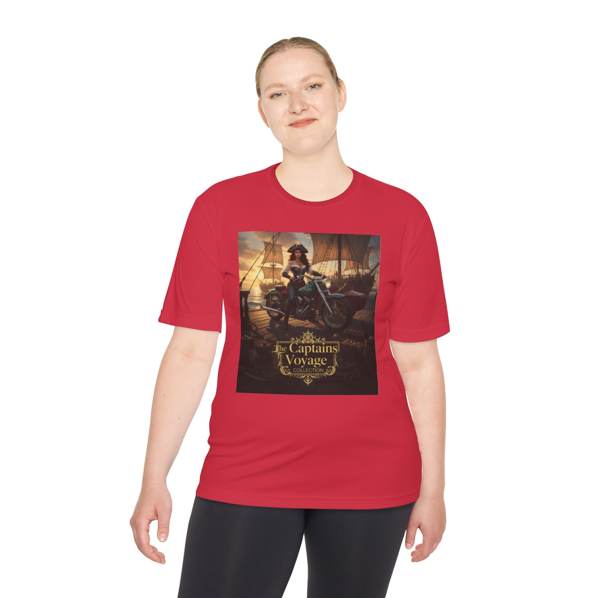 Captain's Voyage Graphic Tee – Nautical Pirate Ship T-Shirt