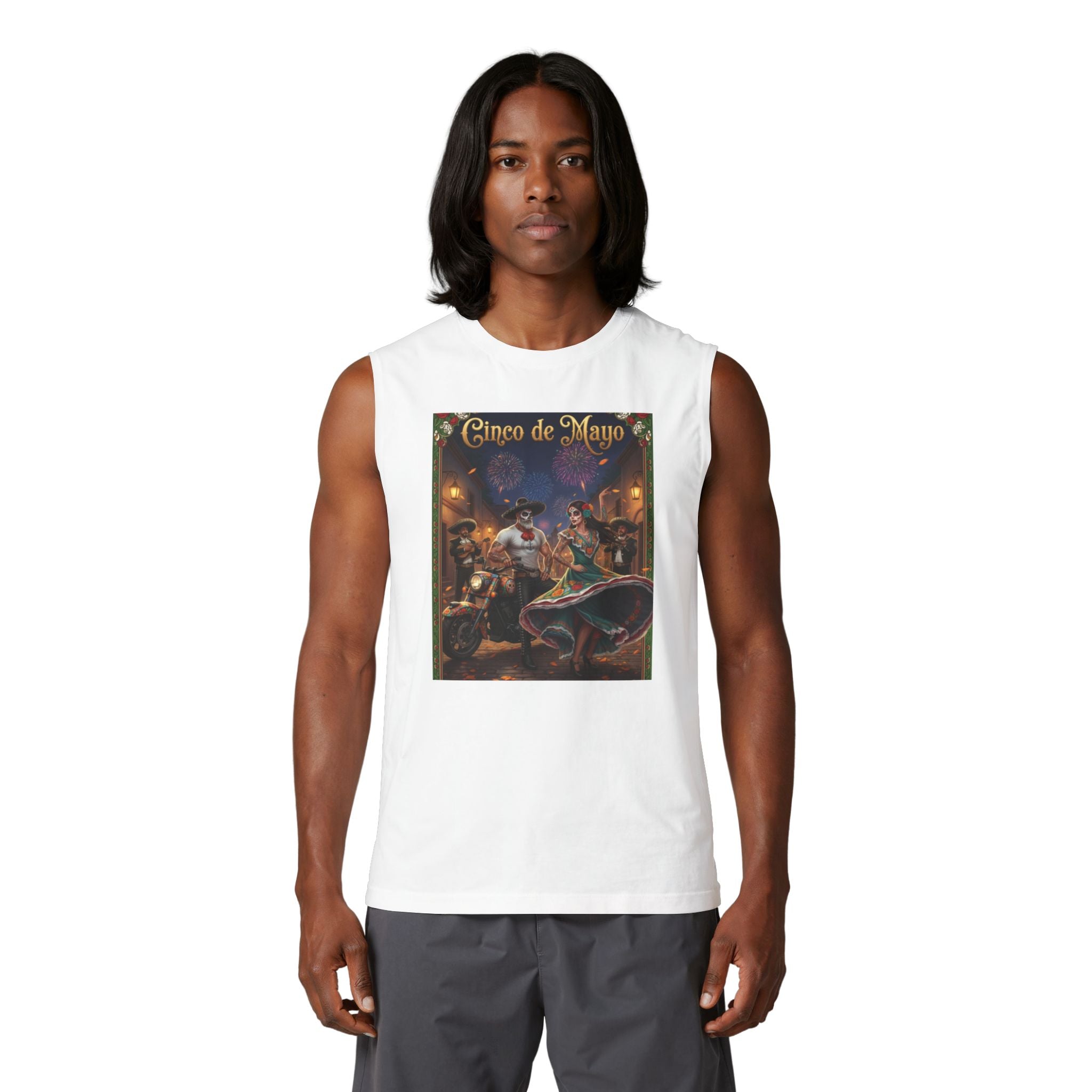 Cinco de Mayo Muscle Tank — Festive Mexican Dance Day Tank Top