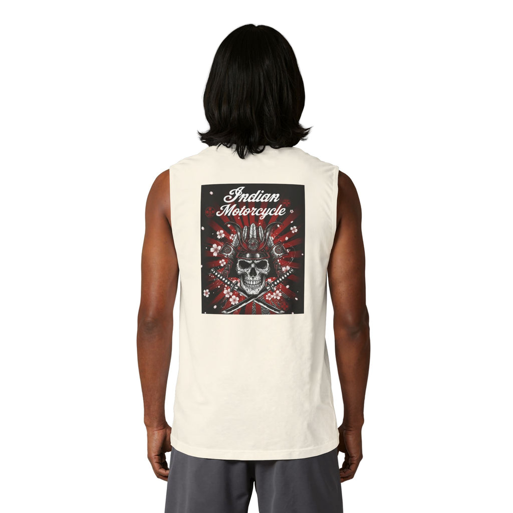 Indian Motorcycle Skull Muscle Tank — Vintage Biker Tank Top