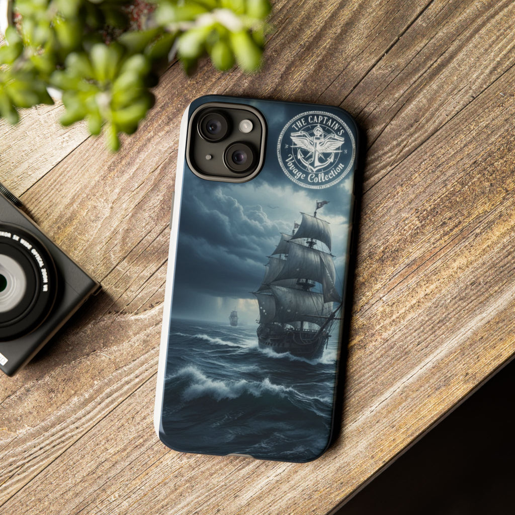 Stormy Seas Ship Phone Case – Nautical Pirate Sailing iPhone Cover