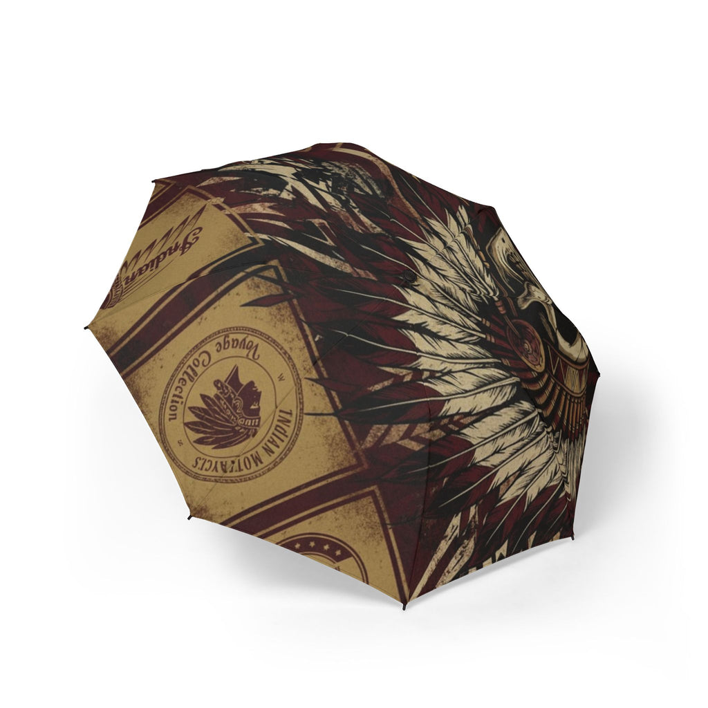 Skull Headdress Foldable Umbrella — Semi‑Automatic Compact Rain Umbrella