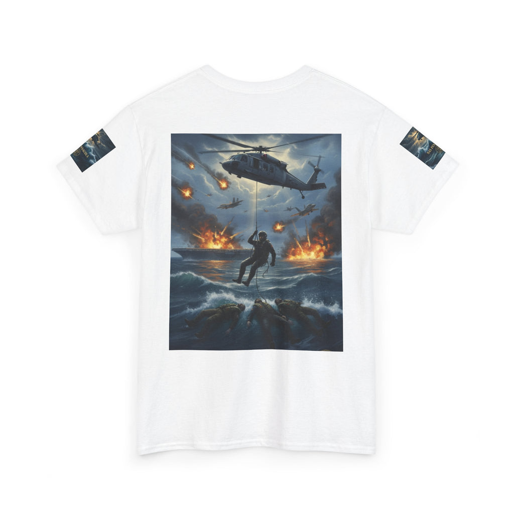 Rescue Mission Tee — Military Helicopter Search & Rescue Graphic T-Shirt