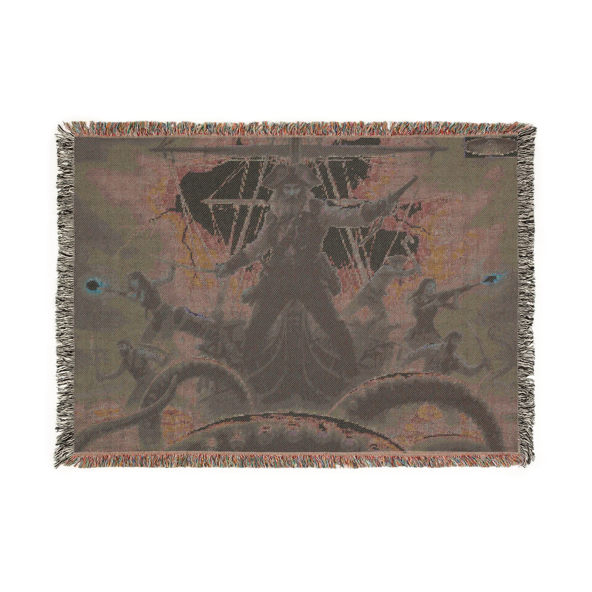 Pirate Captain Woven Blanket — Nautical Adventure Throw for Fans