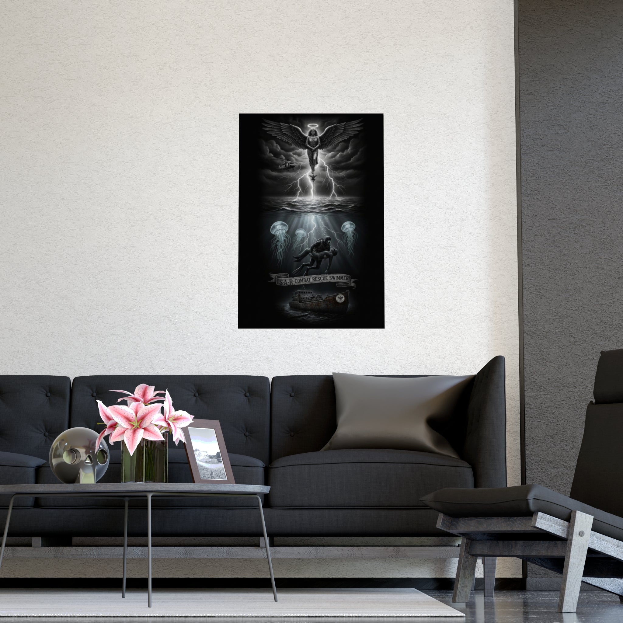 Matte Poster — USAR Combat Rescue Swimmer Memorial (Vertical/Horizontal)