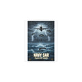 Navy SAR 'Knows No Limits' Rescue Poster — Indoor/Outdoor Silk Print