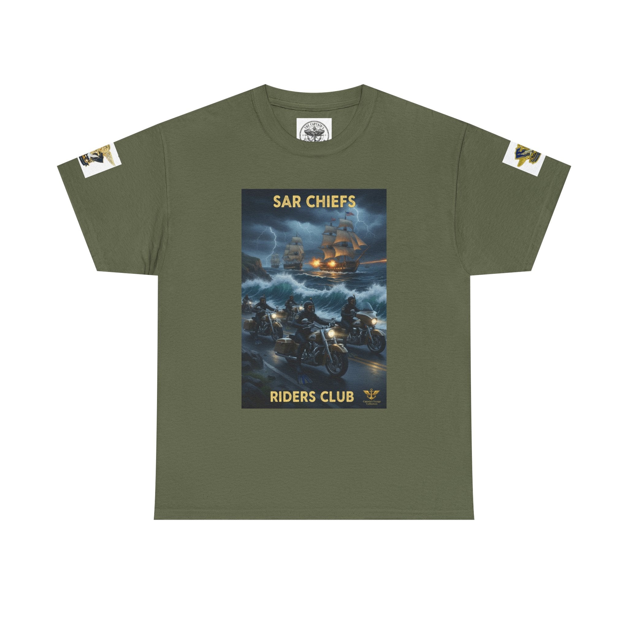 SAR Chiefs Riders Club Tee — NAS Pensacola Helicopter Rescue Graphic Shirt