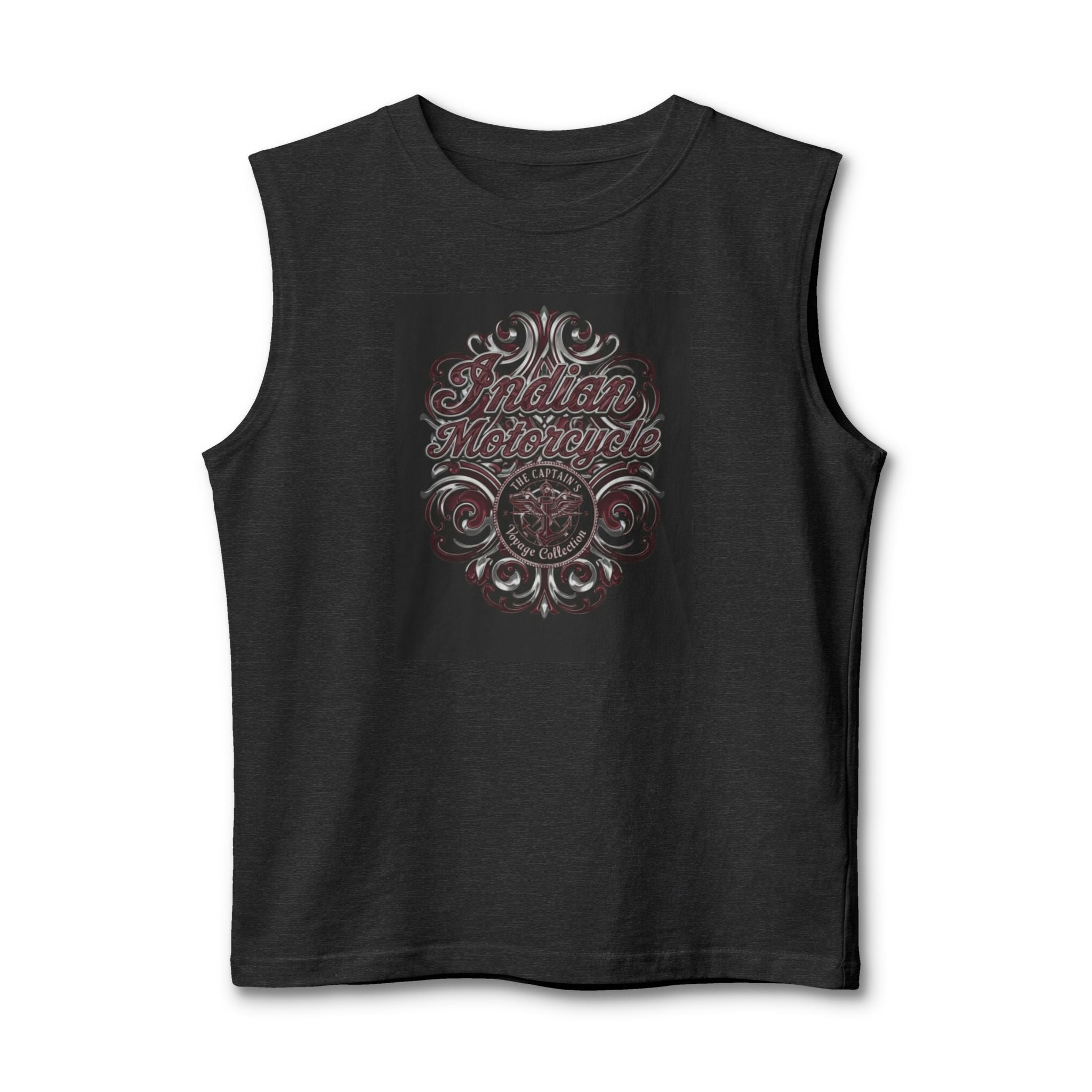 Indian Motorcycle Skull Muscle Tank — Vintage Biker Tank Top