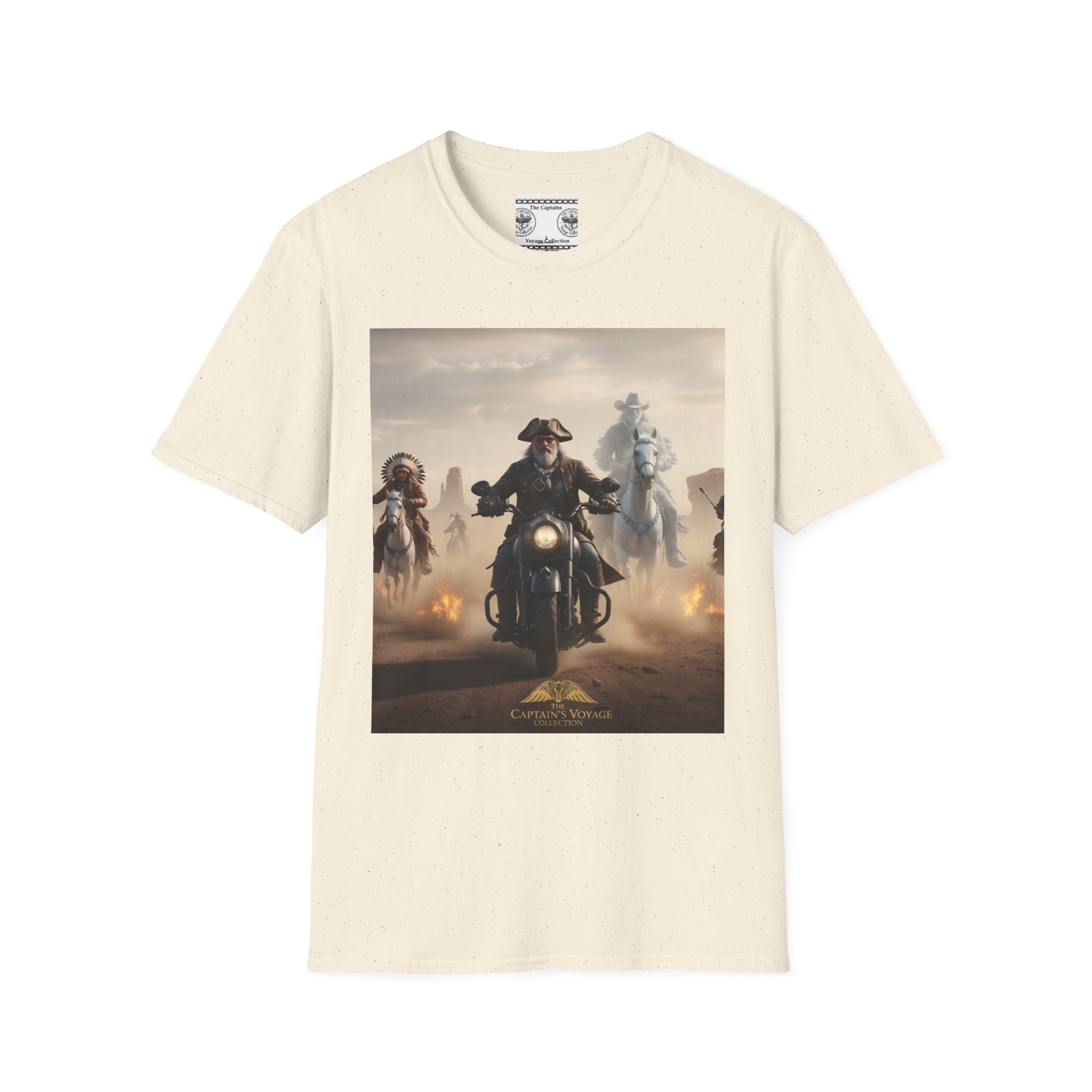 Captain's Voyage Motorcycle Pirate T-Shirt