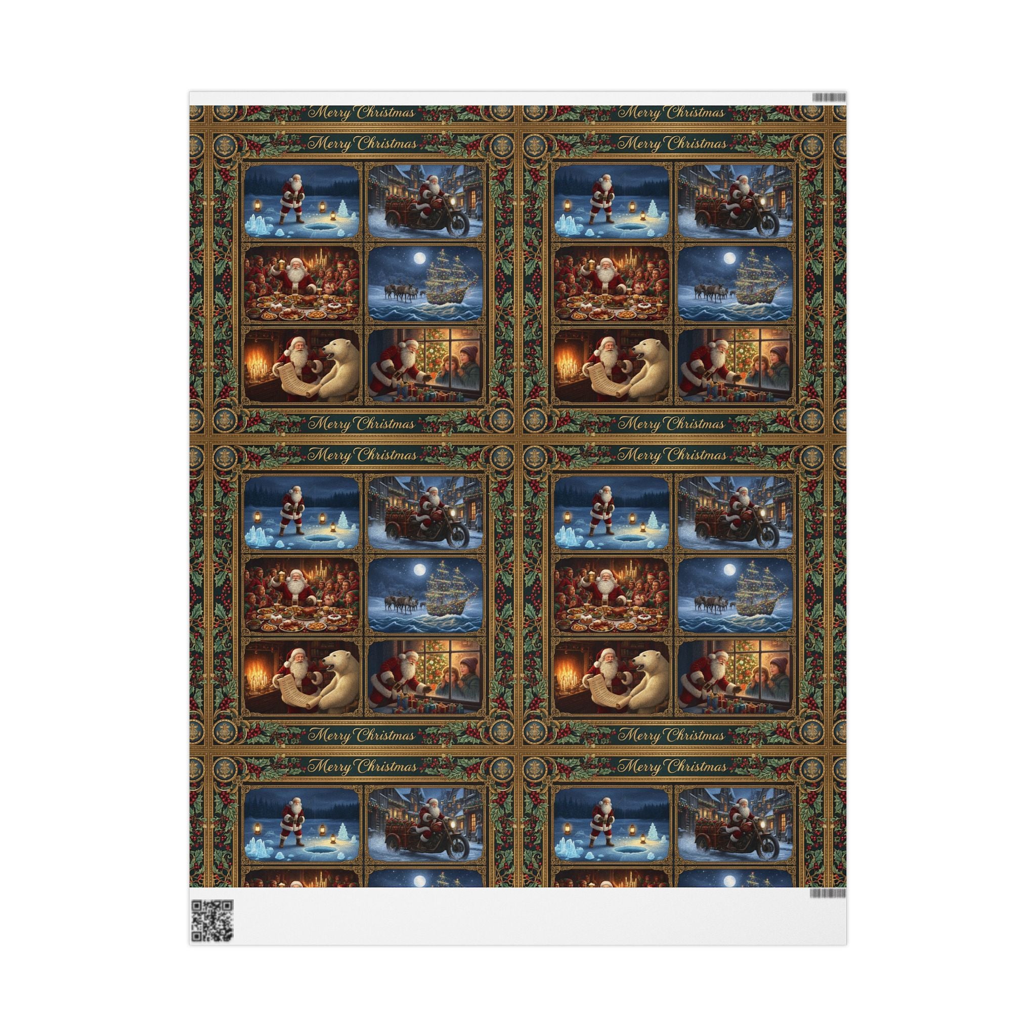 Wrapping Paper — Vintage Nutcracker Holiday Gift Wrap