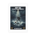 Rescue Diver Silk Poster — Dramatic Ocean Rescue Wall Art
