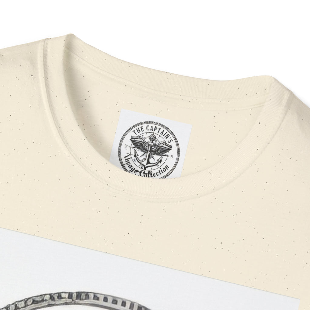 Captain’s Voyage Collection T‑Shirt — Panda Riding Motorcycle Graphic Tee