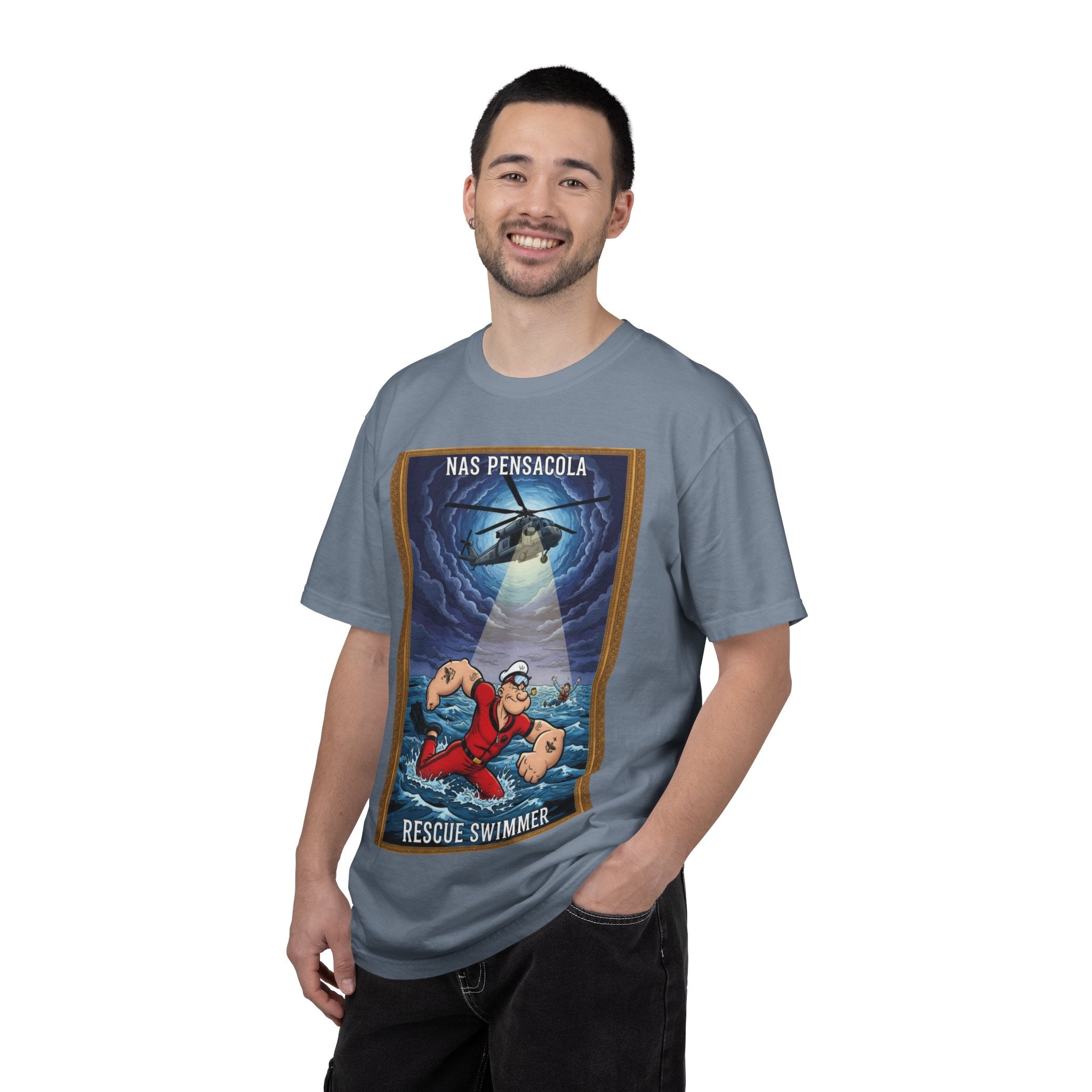 Rescue Swimmer T-Shirt — NAS Pensacola Helicopter Rescue Graphic Tee