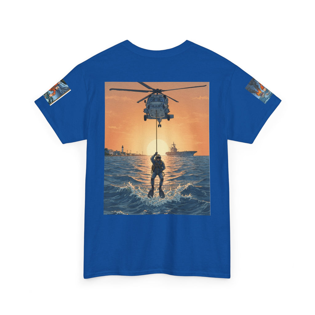 Rescue Swimmer Tee — NAS Pensacola Search & Rescue Helmet Tag T-Shirt