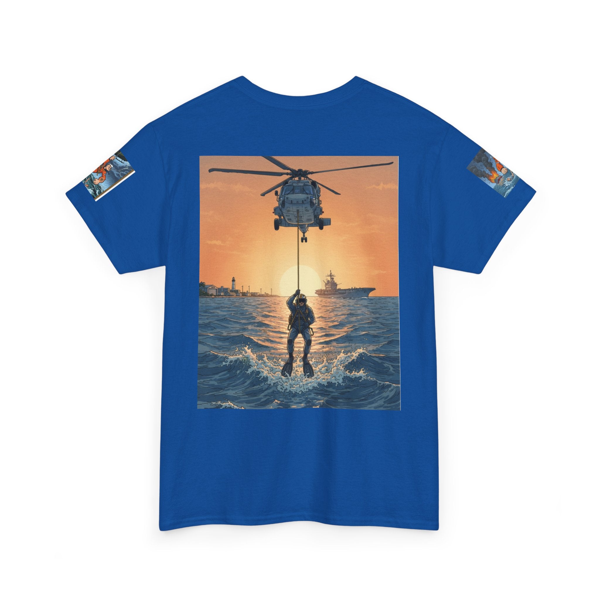 Rescue Swimmer Tee — NAS Pensacola Search & Rescue Helmet Tag T-Shirt
