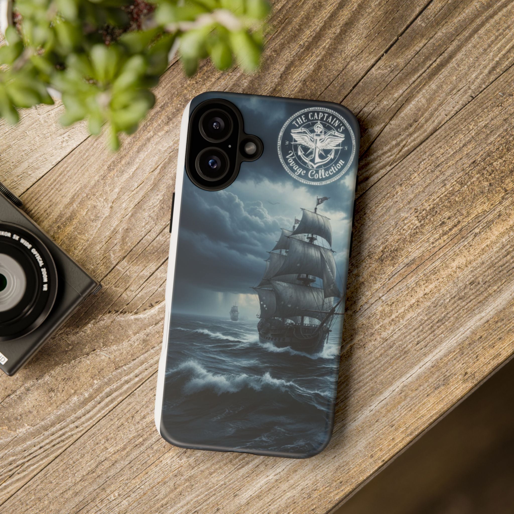 Stormy Seas Ship Phone Case – Nautical Pirate Sailing iPhone Cover