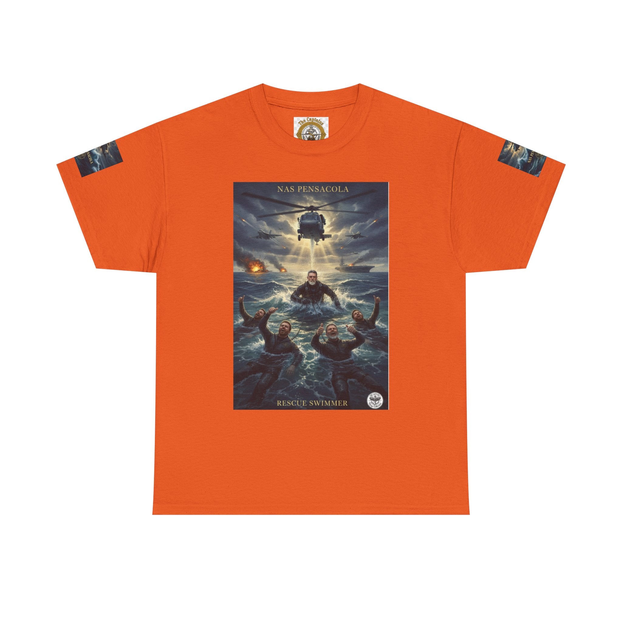 Rescue Mission Tee — Military Helicopter Search & Rescue Graphic T-Shirt