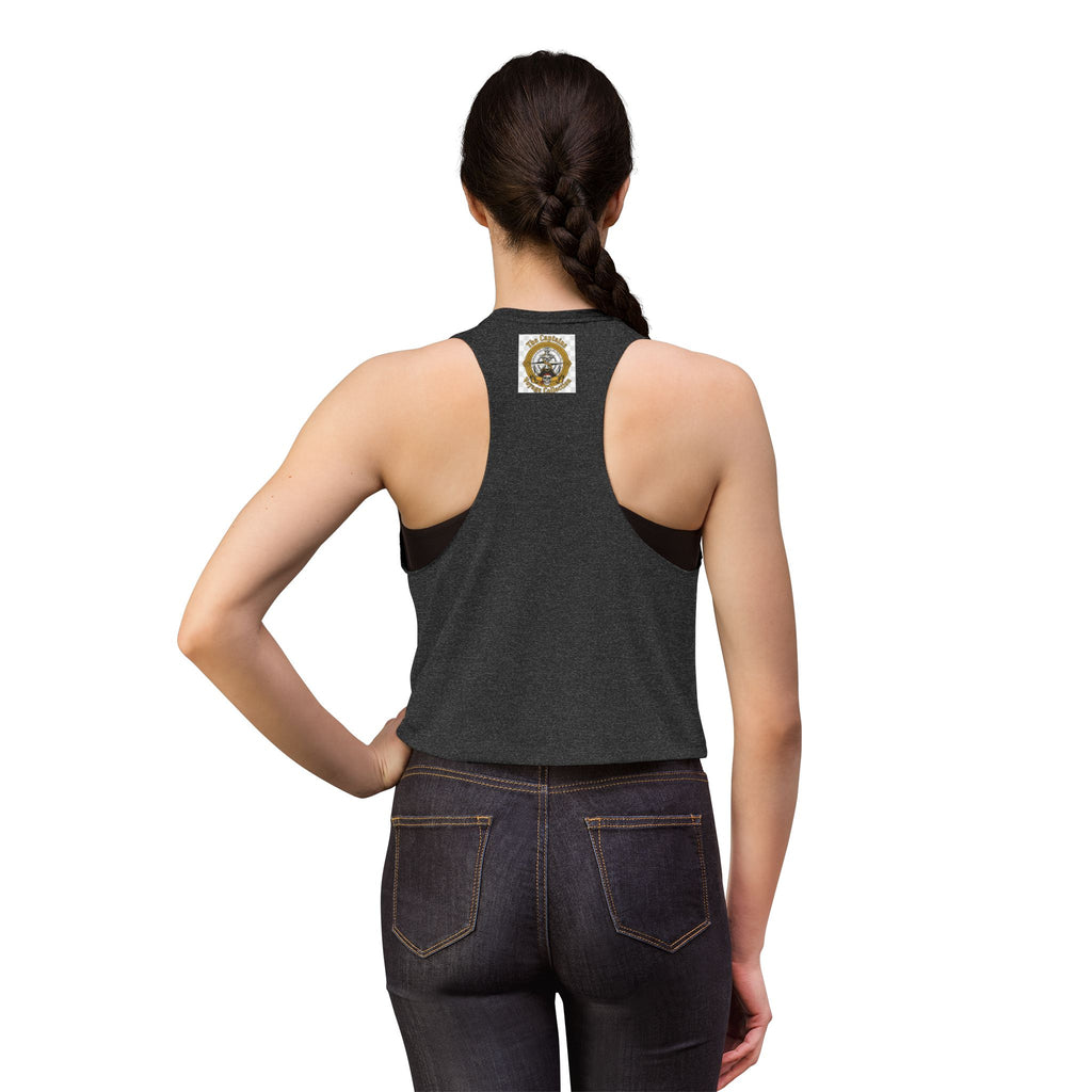 Women's Crop Top — Vintage Pirate Crew Motorcycle Graphic