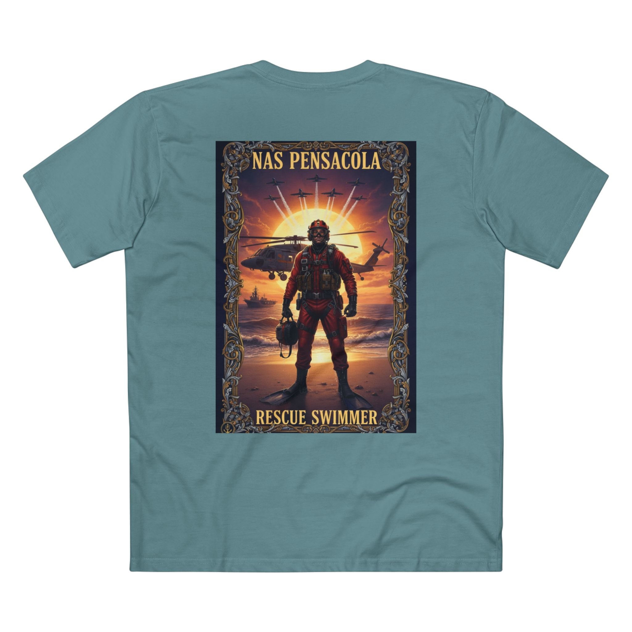 Navy Chiefs Club T‑Shirt – NAS Pensacola Rescue Swimmer Tribute Tee