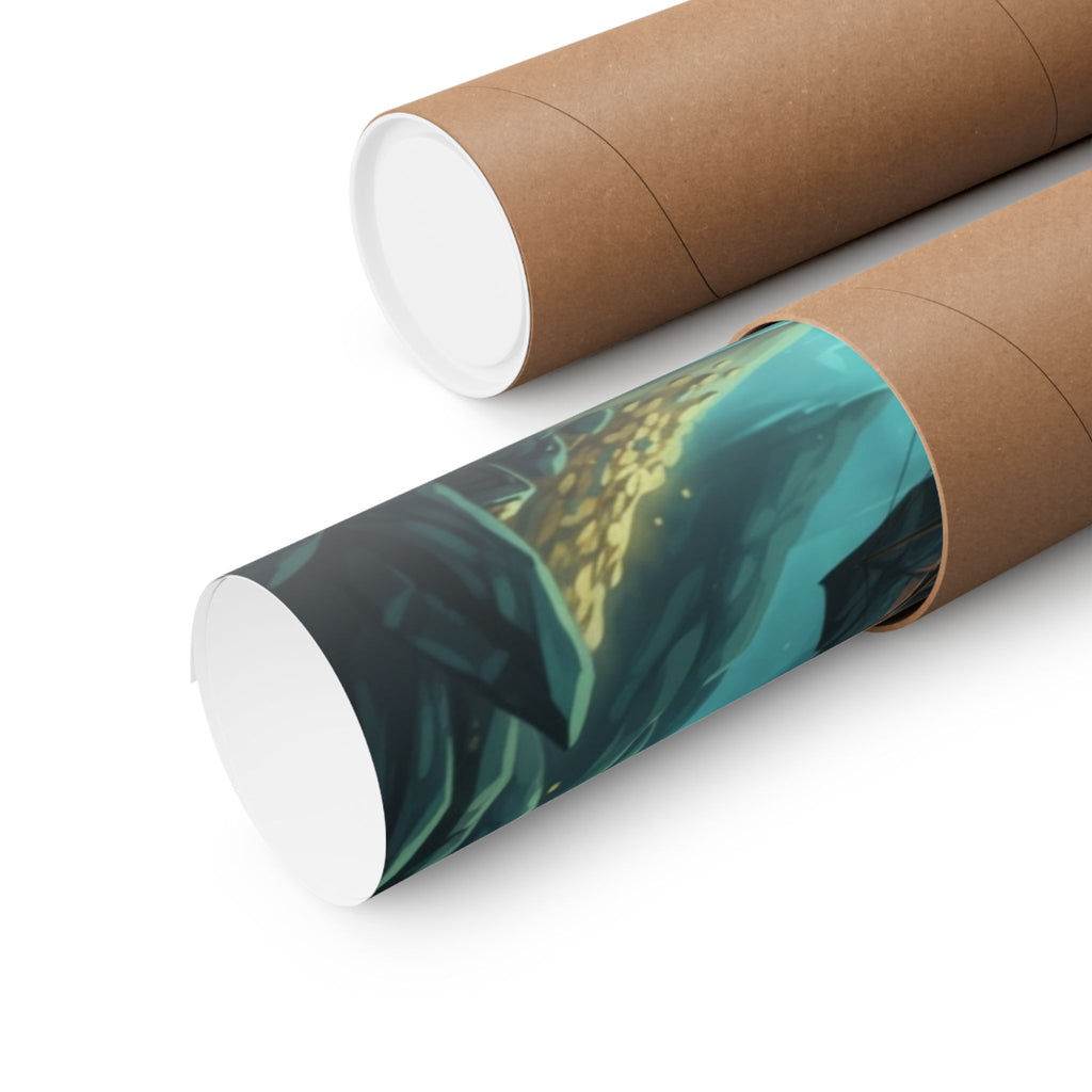 Pirate Voyage Matte Poster — "Captain's Voyage" Vertical Art Print
