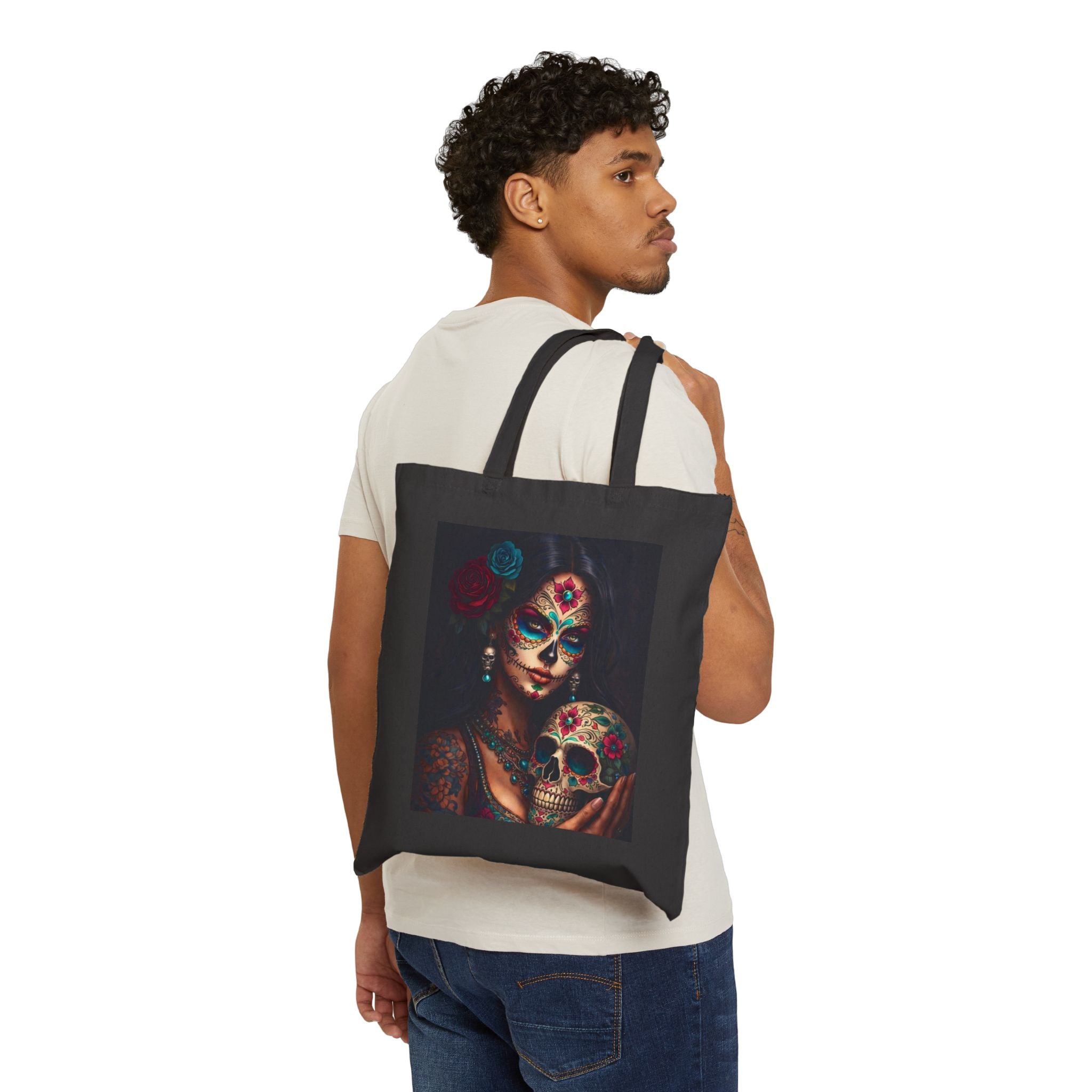 Day of the Dead Sugar Skull Tote