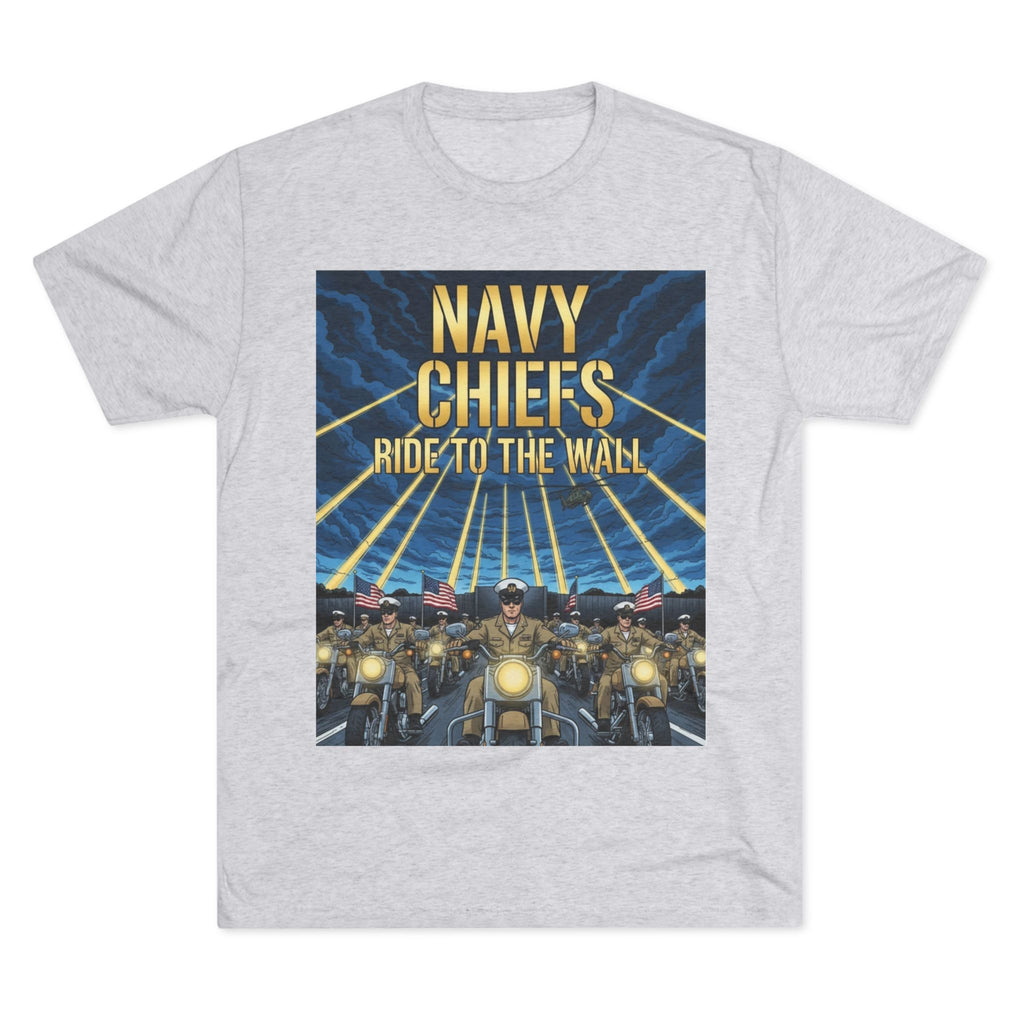 Navy Chiefs Ride to the Wall T-Shirt — "2nd Option... FAFO" Veteran Tribute Tee